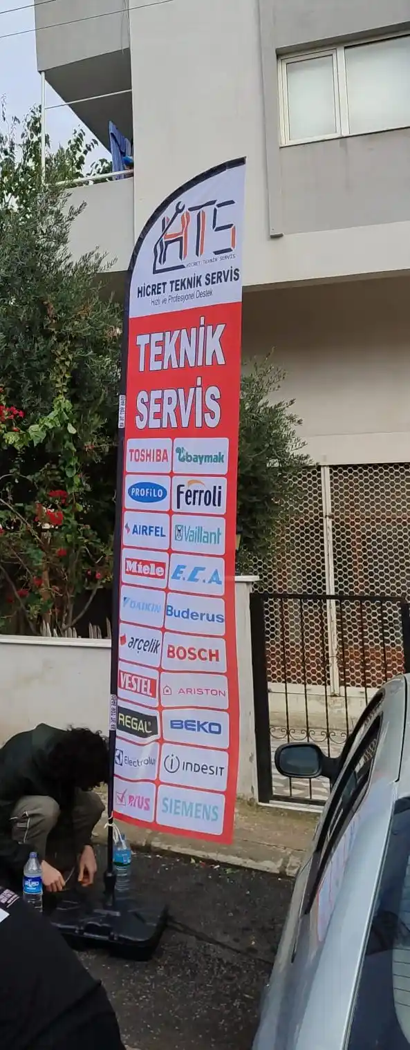 Beyaz Eşyacı Yelken Bayrağı-17