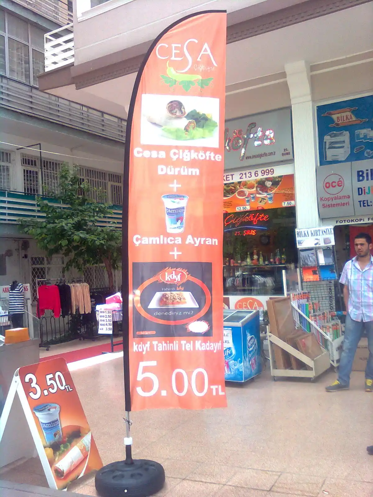 Çiğ Köfteci Yelken Bayrağı-30