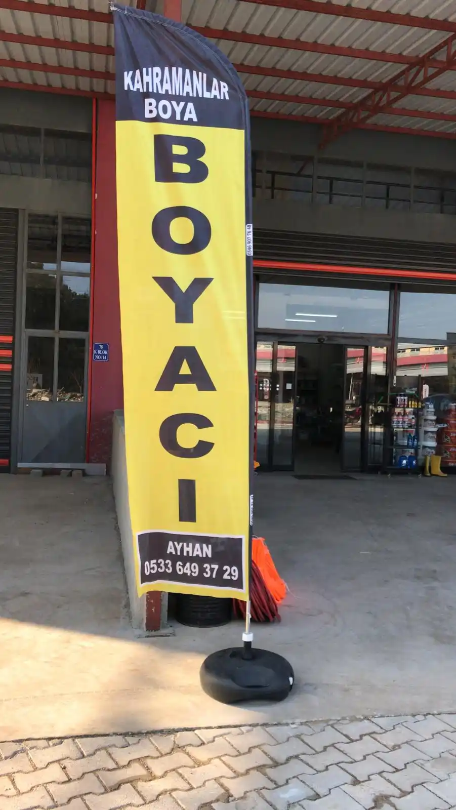 Oto Boyacı Yelken Bayrağı-1